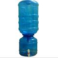Plastic Water Jar And Dispenser Set With Leak-Proof Tap And Easy-Pour Design. 