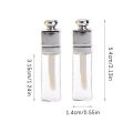 3ML Refillable Bottled Lip Glaze Empty Tube Lip Gloss Tube Lipstick Tube Lip Glaze Tube Eyelash Tube Thick Rod Travel Supplies. 