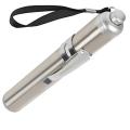 Mini Portable Pen Light Led Pocket Flash Torch Light Silver. 