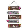Home Delight Be Positive Decorative Wall Hanging Wood Art Decoration Item. 