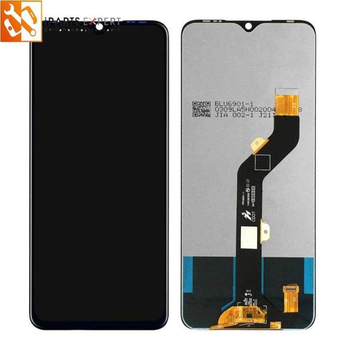 IPARTSEXPERT 6.82" Original LCD For Infinix Hot 11 Play LCD Display Touch Screen Digitizer Assembly for Hot11 Play LCD Repair Replacement Parts