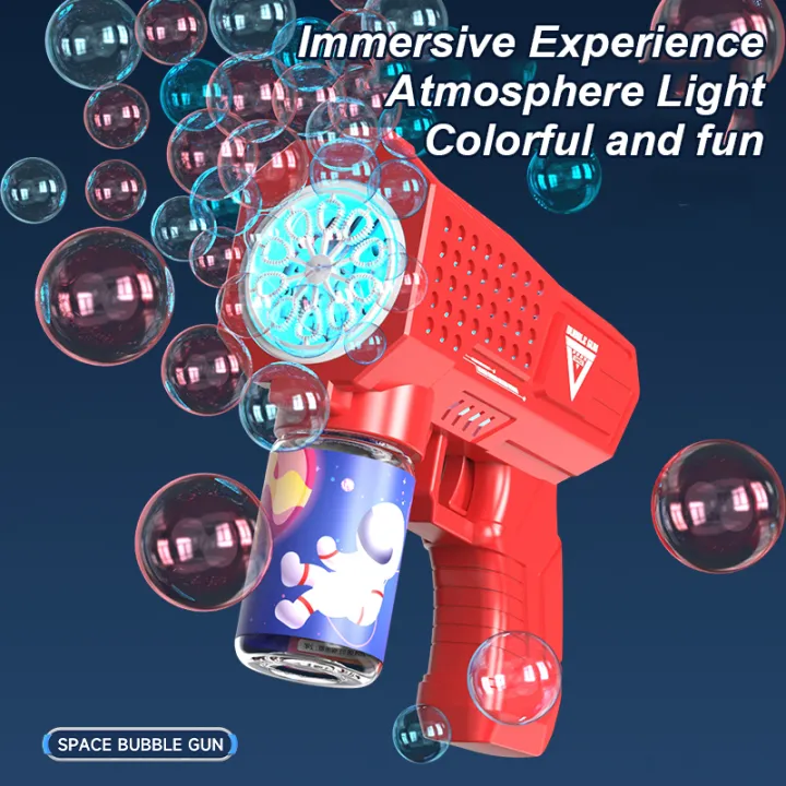 10%20hole%20handheld%20fully%20automat%20atling%20children's%20blowing%20bubblebubble%20machine%20without%20battery%20and%20bubble%20water%20-%20Image%202