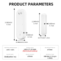 ARELENE Tuya Smart WiFi Door Sensor 80dB Sound Window Sensor Smart Life Arm Disarm Door Sensor APP Alert Alarm Door Sensor. 