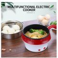 Multifunctional Electric Cooker Hot Pot Mini Non-stick Food Noodle Cooking Skillet Egg Steamer Soup Heater Pot Frying Pan. 