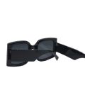 Peter Dreamer New Oversized Square Black Sunglasses with Thick Frame for Women - Trendy Korean Eyewear. 