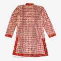 Red Color Traditional Groom Daura Surwal  Set For Men. 