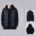 Set Of 2 Pics Winter Warm Plain Hoodies And Half-Jacket For Men. 