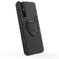 Lenuo Phone Case for vivo V15 Pro Silicone PC Metal Ring Holder Cover. 