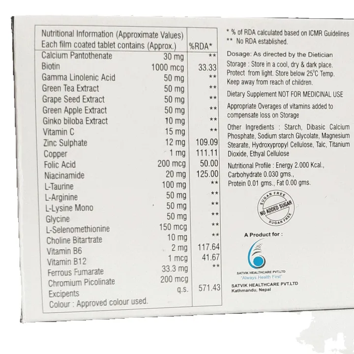 Nutrihair%20Tablets-30%20Tab%20For%20Hair,Nail%20&%20Skin%20-%20Image%202