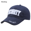 Wenefang SECURITY Baseball Hat Embroidered Peaked Cap for Men and Hot Selling Women Summer Outdoor Sun Protection Breathable Sun Hat. 