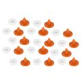 100 Sets Practical Plastic Rabbits Ear Tag Durable Soft Animal Identification Tag Numbered Ear Marker Meat Inspection. 