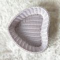 Creative Multicolor Storage Basket Love Heart Plastic Fruit Baskets Photo Props Multi-function Sundries Organizer Crate Home. 