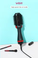 Hot Air Brush, 3 IN 1 Hair Dryer and Volumizer Styler Straightening Comb Negative Ion Portable Hair Blow Dryer Brush. 
