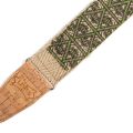 Levy's Leathers MH8P-005 Hemp Guitar Strap with Cork ends - Illuminati Pattern. 