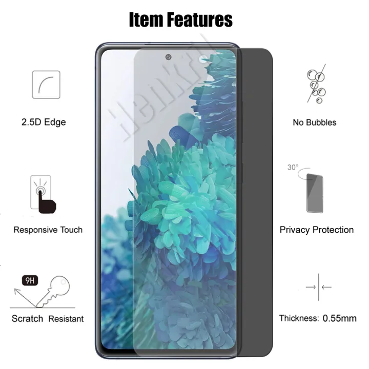 fashion%20(Fingerprint%20Doesn't%20Work)%20For%20Samsung%20Galaxy%20S20%20FE%205G%20/%204G%203pcs%20Private%20Tempered%20Glass%20Camera%20Lens%20Privacy%20Screen%20Protector%20-%20Image%205
