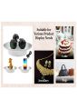 Motorised Rotating Display Stand, 20 cm Diameter, Electric mirror Rotating Turntable Adjustable Display Stand for Photo Products. 