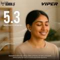 Asta WOLF VIPER True Wireless Earbuds | 35H Playtime, ENC Clear Calling, 50ms Low Latency, Bluetooth 5.3, Type-C Fast Charging, IPX4 Water Resistant, Premium ABS Build. 