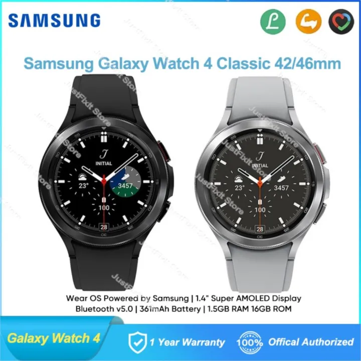 Samsung%20Galaxy%20Watch4%20Smartwatch%2040/44mm%20Watch%204%20Classic%2042/46mm%20Super%20AMOLED%20Display%20Bluetooth%20v5.0%20ECG%20Fitness%20NFC%204G%20watch%20-%20Image%202
