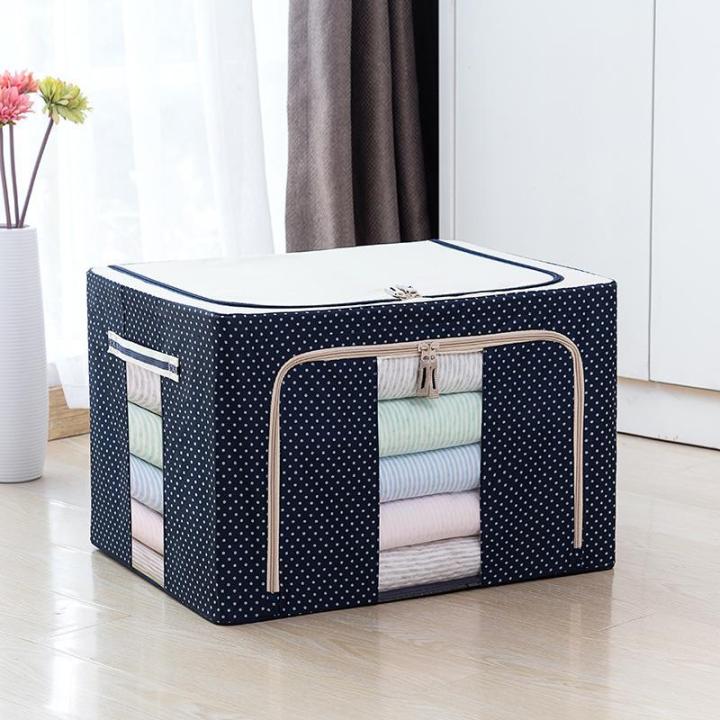 Storage%20Box%20Foldable%20Large%20Capacity%20Oxford%20Cloth%20Clothes%20Sundries%20Organizer%20Case%20For%20Household%2066ltr%20-%20Image%205