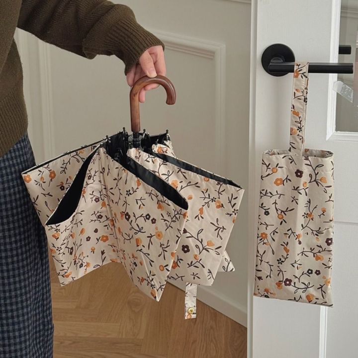 Cute%20Fully%20Automatic/Manual%20Folding%20Rain%20Umbrella%20Curved%20Handle%20Floral%20Pattern%20Sunshade%20Umbrella%208%20Ribs%20Design%20Waterproof%20Portable%20Parasol%20Outdoor%20Use%20-%20Image%206