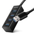 High Speed 5Gbps 4 Ports USB HUB 3.0 Splitter Adapter for Laptop PC / Notebook / Computer Peripherals Accessories. 