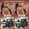 Sofa Cover Leather Repair Patch Self Adhesive PU-Leather Repair Patch First Aid Kit For Sofa, Chair 20 x 55 Inches. 