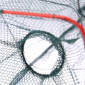 Foldable Fishing Net Dip Net Fish Cage Nylon Steel Wire Fishing Trap Cage Cologo. 