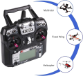 Flysky FS-i6X 10-Channel Radio Transmitter with Flysky ia10B RC Receiver. 