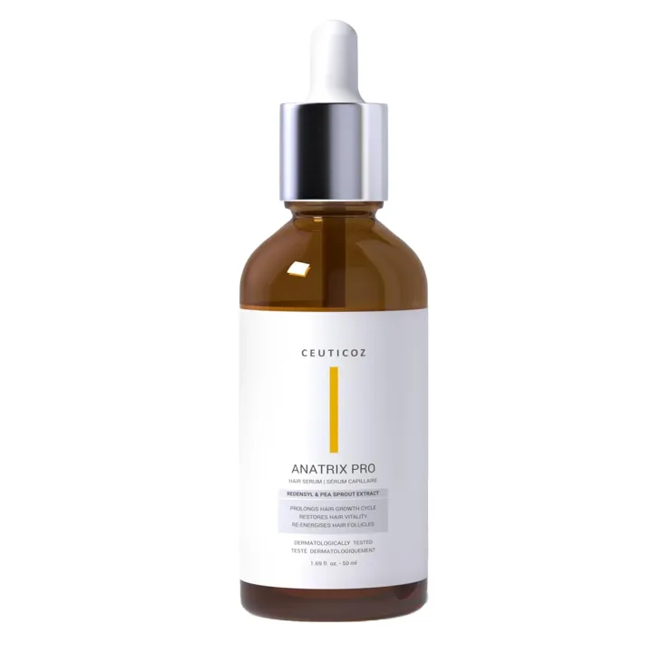 Ceuticoz Anatrix Pro Hair Serum 50ml | Prevents Hair Fall | Anagain + Redensyl + Cressatime + L-arginine Hair Serum | Controls Hair Fall , Stimulates Hair Growth , Increase Hair Density | Hair Growth Serum for Men & Women | Made in India |
