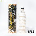 Alpsport 606 Cloud Crane 100% Goose Feather 6 Pcs Badminton Shuttlecock Amateur Training Original Ball Standard Quality Durable For. 