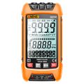 ANENG SZ02 Smart Digital Multimeter Auto Range 9999 Counts NCV Universal Meter Handheld Multifunctional Tester Voltmeter Ammeter with Backlight Flashlight AC/DC Voltage & Current Resistance Capacitance Frequency Temperature Measurement. 