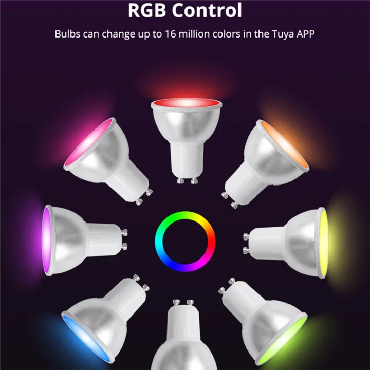 Tuya%20Zigbee%20For%20GU10%20Smart%20LED%20Light%20Bulb%20RGBCW%20Dimmable%20Spotlighting%20-%20Image%202