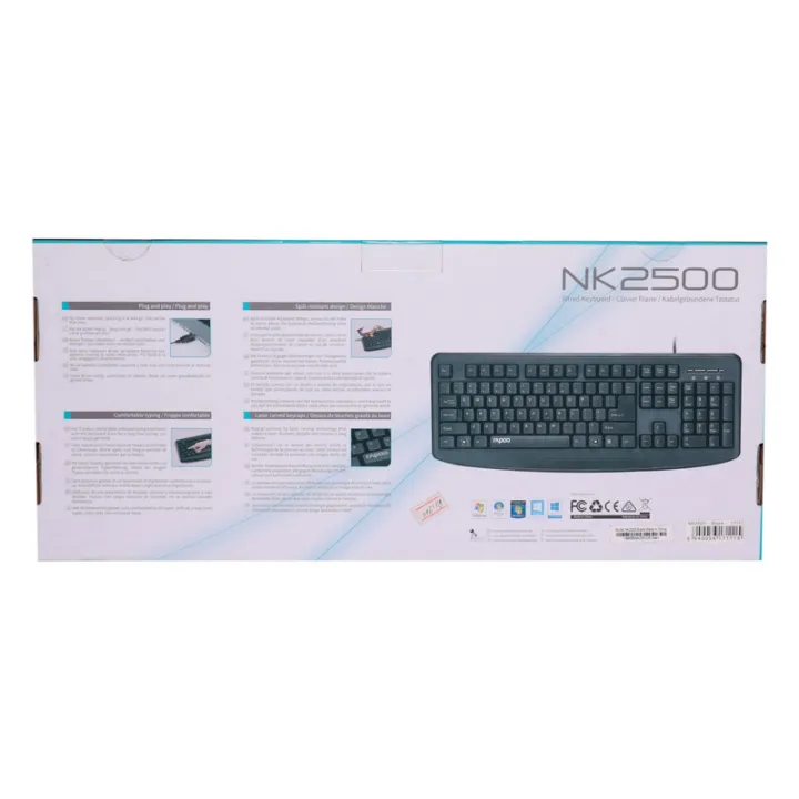 Rapoo%20Model%20No.%20NK2500%20Black%20Color%20Keyboard%20-%20Image%203