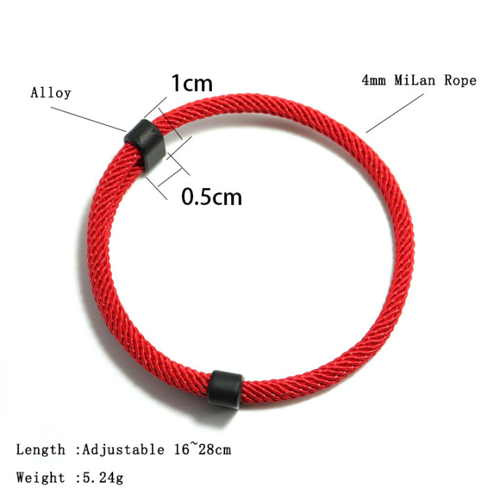 ios%20H%20Men's%20Bracelet%20Set%20Red%20Line%20Bra%20Fashion%20Stamp%20Gradient%20Transport%20New%20n%20Joia%20Men's%20Gift%20Arm%20Set%20of%202%20Sliding%20Adjustable%20AccesorHerres%20-%20Image%205