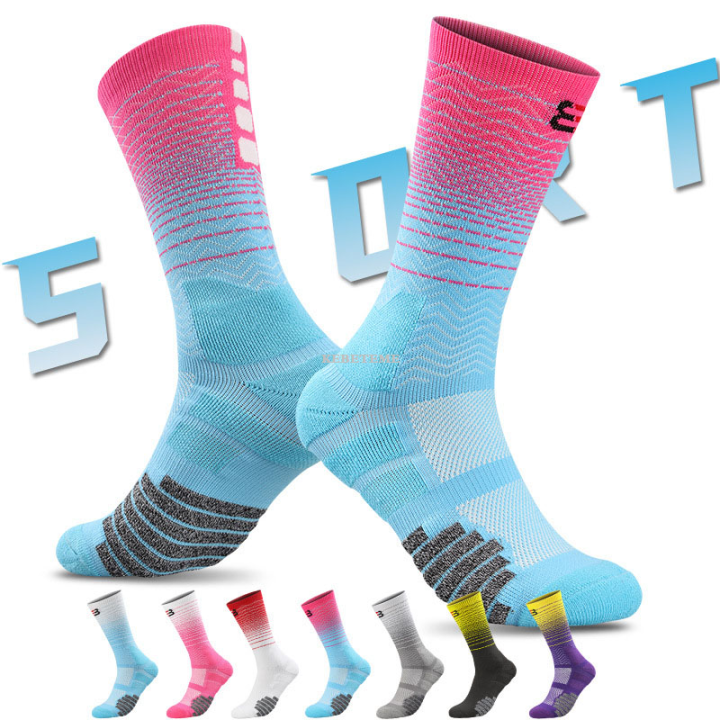 KEBETEMEBasketball%20Socks%20Men%20GraFifty%20percent%20discount%20dient%20Crew%20Running%20Socks%20-%20Image%203