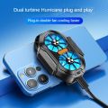 HOT New Dual Fan 600mah Rechargeable Mobile Phone Radiator Large Air Volume Back Clamped Mobile Phone Cooling Fan for IPhone Samsung. 
