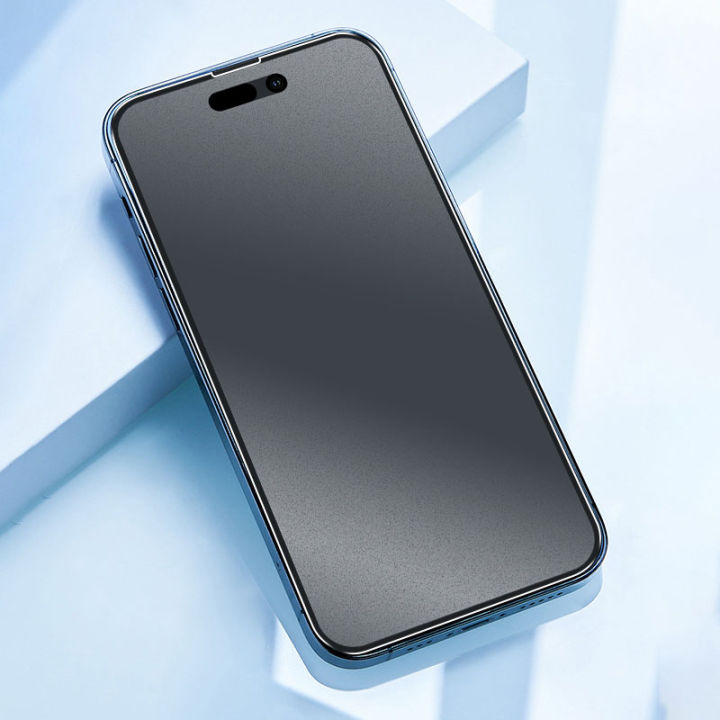 Matte%20Glass%20Polished%20Tempered%20Glass%20For%20iPhone%2014%20Pro%20Max%20-%20Image%203