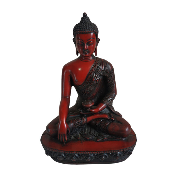 Big Resin Nepali Buddha Statue 9 Inches