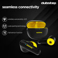 Nu Republic Dubstep Buzz X5 with 50 hrs Playtime, X-Bass, ENC, 13mm Dynamic Drivers, Hall Sensor Wireless Earbuds (Black, Yellow, True Wireless). 