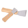 NAMUNY 1Pcs Ceiling Install Spatula Scoop with Wooden Handle Stretch Ceiling Film Shovel Accessories for Welding Harpoon, Large. 