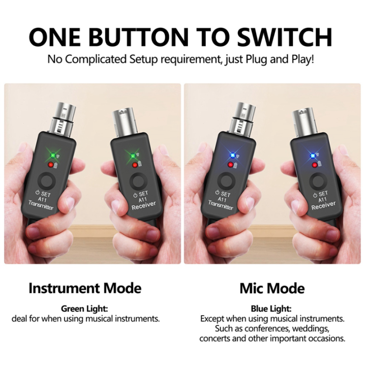(GGBR)%20A11%20Wireless%20Microphone%20Transmitter%20Receiver%202.4Ghz,%20XLR%20Microphone%20Wireless%20System,%20Wireless%20Mic%20Adapter%20for%20Audio%20Mi%20-%20Image%208