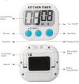 Electronic Kitchen Timer Stopwatch Small Digital Clock For Kitchen. 
