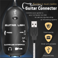 Guitar to USB Interface Link Cable Adapter /PC Recording CD Studio Laptop. 