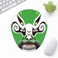 New specials Peking Opera Mask Ergonomic Mouse Pad Wrist Rest Non-Slip Rubber Desk Mat Pad Under Hand Office Mouse Carpet Wristband Jessica. 
