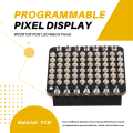 RGB-MATRIX-Soldered XIAO-6x10-RGB-Matrix WS2812B RGB LED Matrix Panel Programmable Pixel Display for -XIAO, DIY Lighting Projects. 