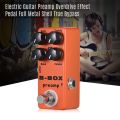 B-Box Electric Guitar Preamp Overdrive Effect Pedal Full Metal Shell True Bypass. 