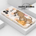 UCUC for Realme 9 Pro / OnePlus Nord CE 2 Lite 5G Back Cover Cheese Mouse Soft Thin Liquid Silicone Phone Case. 