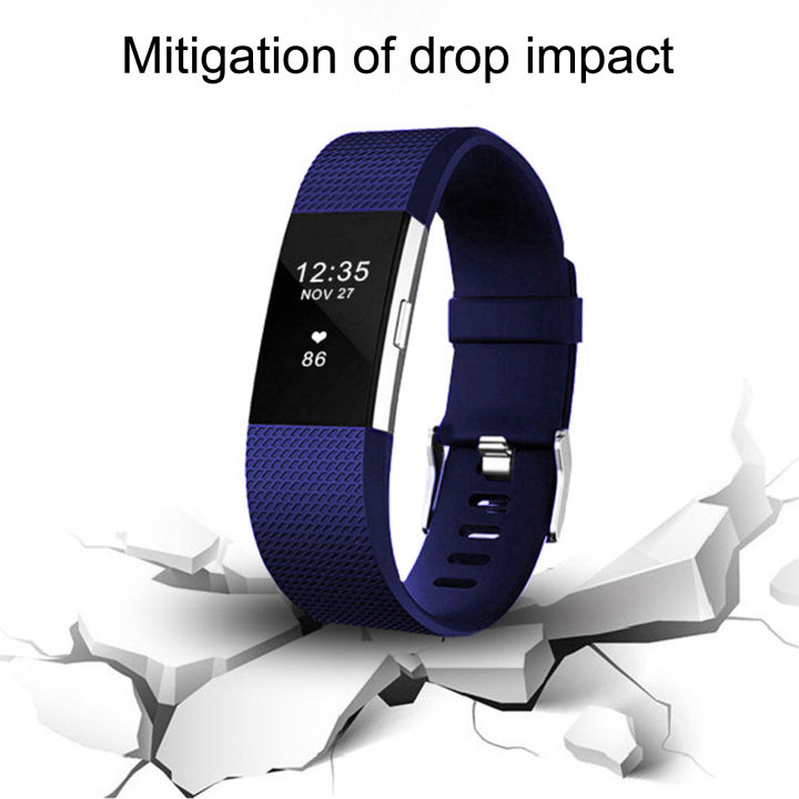 Watch%20Band%20Checkered%20Pattern%20Smartwatch%20Bracelet%20Soft%20Silicone%20Strap%20Replacement%20for%20Fitbit%20Charge%202%EF%BC%88just%201%20Strap,not%201%20watch)%20-%20Image%204
