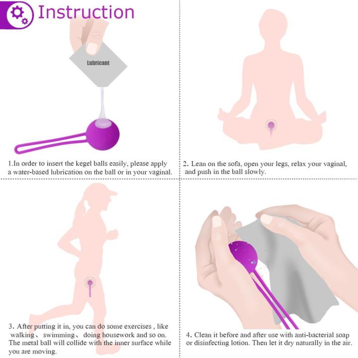 Kegel%20Balls%20For%20Women%20Vaginal%20Tight%20Exercise%20&%20Pleasure%20Medical%20Grade%20Silicone%20Bladder%20Control%20Sex%20Toy%20-%20Image%203