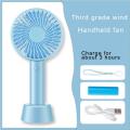 New Design Mini Portable Fan Handheld Micro USB Port Rechargeable Fan Built In Battery. 